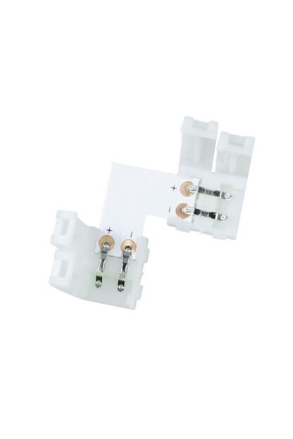 3 Çip 10mm Şerit Ledler Için Köşe Dönüş Seti (1 DÖNÜŞ)