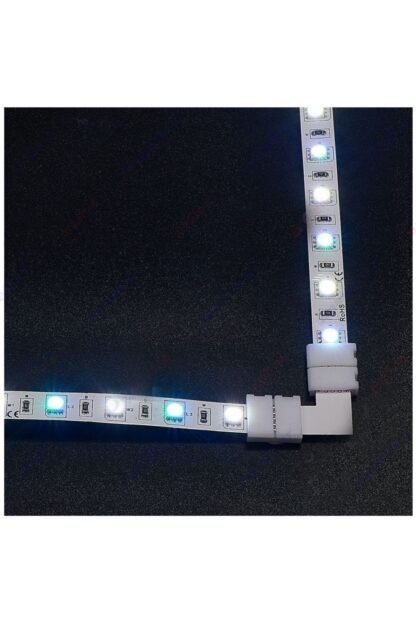 Rgbw 12mm Şerit Ledlere Köşe Dönüş Seti Lehimsiz (1 DÖNÜŞ) - Görsel 4