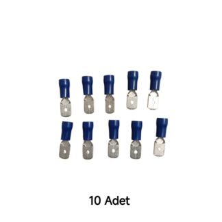 Kablo Ucu Izoleli Erkek 6,3mm Soket Fiş (1,0-2,5mm)