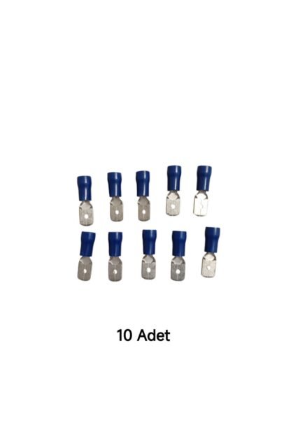 Kablo Ucu Izoleli Erkek 6,3mm Soket Fiş (1,0-2,5mm)