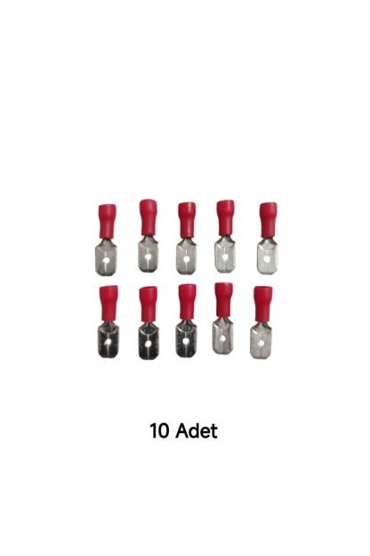 Kablo Ucu Izoleli Erkek 6,3mm Soket Fiş (0,5-1,0MM)