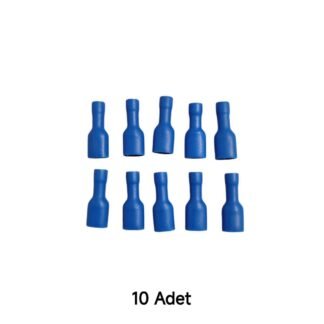 Kablo Ucu Tam Izoleli Dişi 6,3mm Soket Fiş 1,0-2,5mm