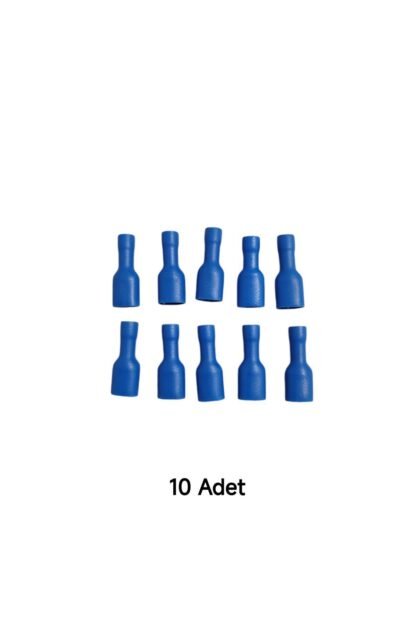 Kablo Ucu Tam Izoleli Dişi 6,3mm Soket Fiş 1,0-2,5mm