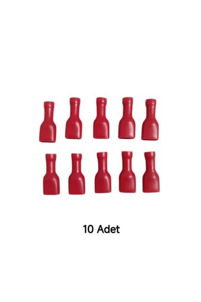 Kablo Ucu Tam Izoleli Dişi 6,3mm Soket Fiş 0,5-1,0mm