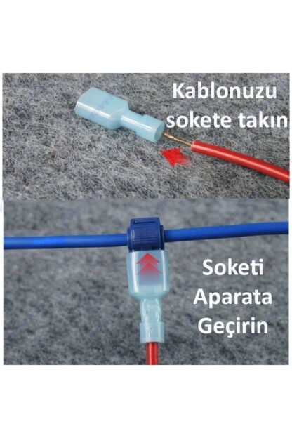 Soketli Kablo Kesmeden Elektrik Alma Seti 4,0-6,0mm - Görsel 6