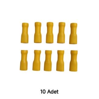 Kablo Ucu Tam Izoleli Dişi 6,3mm Soket Fiş 4,0-6,0mm
