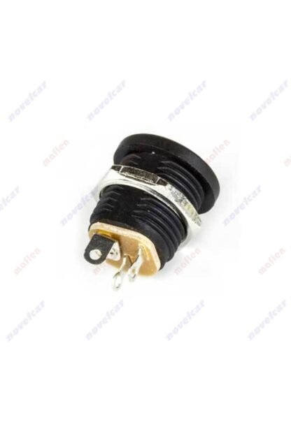 Dişi Adaptör Jack Jak Yuva Vidalı Somunlu Siyah 2,1mm - Görsel 2