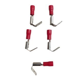 Ek Çıkışlı 6,3mm Izoleli Soket Ucu Fiş (0,5-1,0MM)