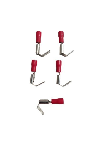 Ek Çıkışlı 6,3mm Izoleli Soket Ucu Fiş (0,5-1,0MM)