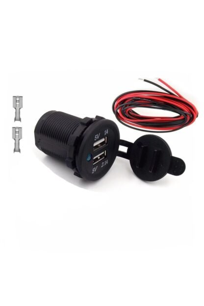 Usb Şarj 2 Çıkış 5v 2,1a Marinetip Ledli