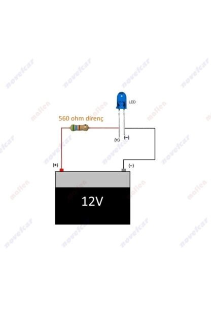 560 Ohm 1/4 Watt Direnç - Görsel 5