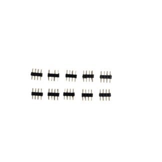 Rgb Connector 4pin 10mm Erkek - Erkek Bağlantı
