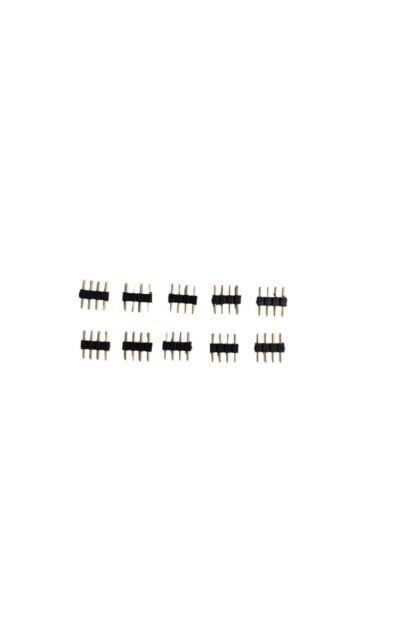 Rgb Connector 4pin 10mm Erkek - Erkek Bağlantı