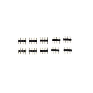 5pin Rgbw Connector 12mm Erkek - Erkek Bağlantı
