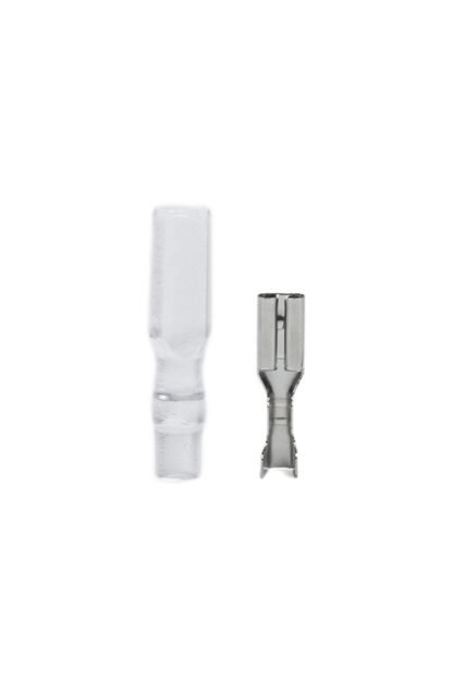 Dar Tip 2,8mm Kablo Ucu Soket Fiş ve Kılıfı Set - Görsel 2