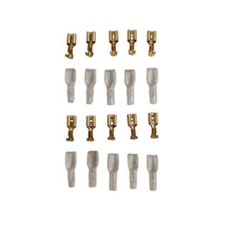 Orta Tip 4,8mm Kablo Ucu Soket Fiş ve Kılıfı Set