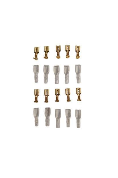 Orta Tip 4,8mm Kablo Ucu Soket Fiş ve Kılıfı Set