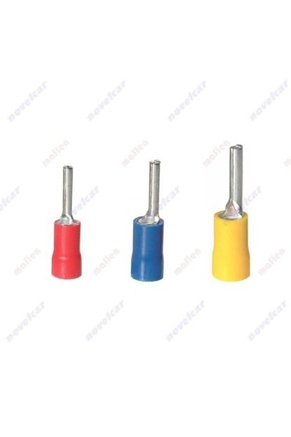 Izoleli Iğne Soket Ucu Pabuç Fiş Ölçü 1,0-2,5mm Mavi - Görsel 4