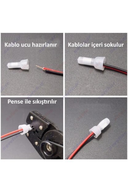 Kör Soket Ucu Sonlandırma Koruma Yalıtma Boyut Ce-5 - Görsel 6