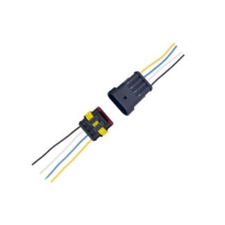 Su Geçirmez Hazır Bağlantı Soket 4pin Dişi+Erkek Set