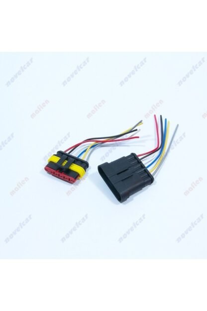 Su Geçirmez Hazır Bağlantı Soket 6pin Dişi+Erkek Set - Görsel 2