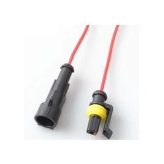 Su Geçirmez Hazır Bağlantı Soket 1pin Dişi+Erkek Set