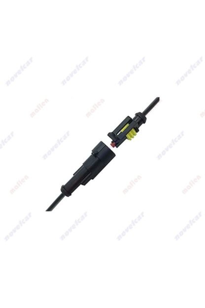 Su Geçirmez Hazır Bağlantı Soket 1pin Dişi+Erkek Set - Görsel 2