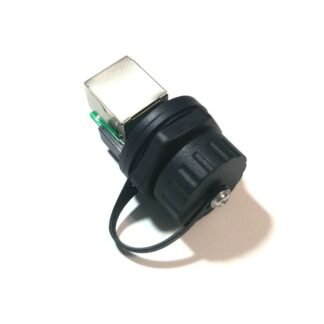 Su Toz Geçirmez Rj45 Pano Ethernet Fişi Soketi Çift Taraflı