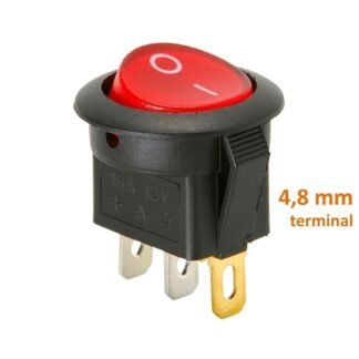 Aç/kapa 1/0 Çıt/çıt 12v Işıklı Yuv. Anahtar Tip03