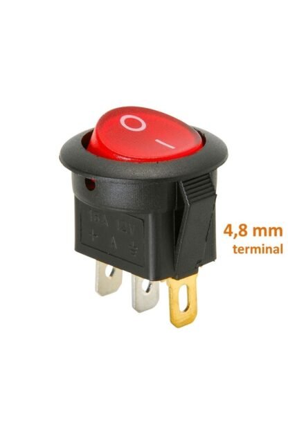 Aç/kapa 1/0 Çıt/çıt 12v Işıklı Yuv. Anahtar Tip03