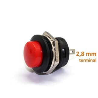 Aç/kapa Bas/çek Yaylı Kırmızı Buton Anahtar Tip21