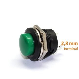 Aç/kapa Bas/çek Yaylı Yeşil Buton Anahtar Tip24