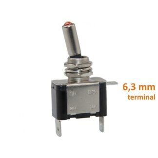 Aç/kapa Led Işık Metal Toggle Anahtar 20amper Tip25