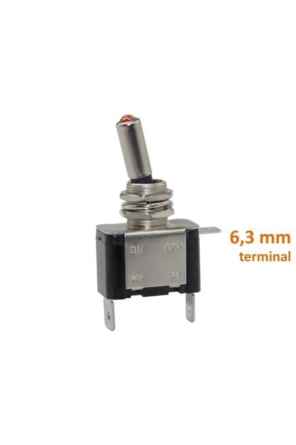 Aç/kapa Led Işık Metal Toggle Anahtar 20amper Tip25