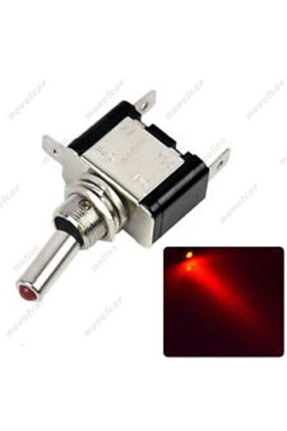Aç/kapa Led Işık Metal Toggle Anahtar 20amper Tip25 - Görsel 2