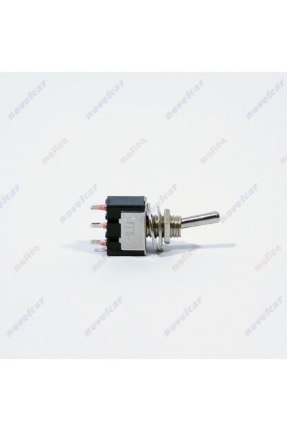 Aç/kapa 3 Konum 1/0/1 Mini Toggle Metal 6mm Tip52 - Görsel 3