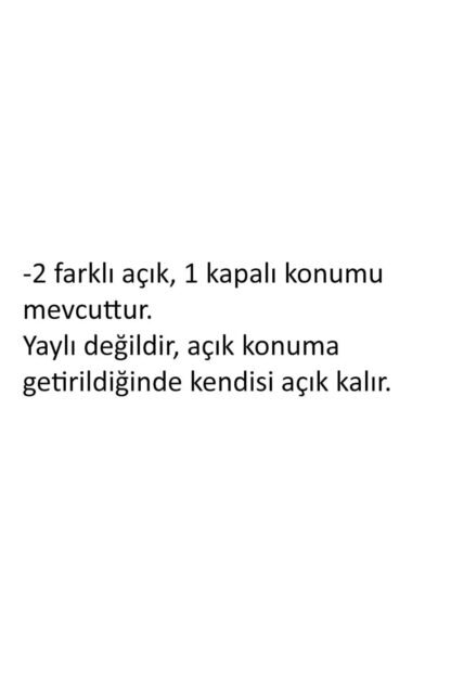 Aç/kapa Mandal Tip Çevirmeli Anahtar Iki Konum Tip58 - Görsel 4