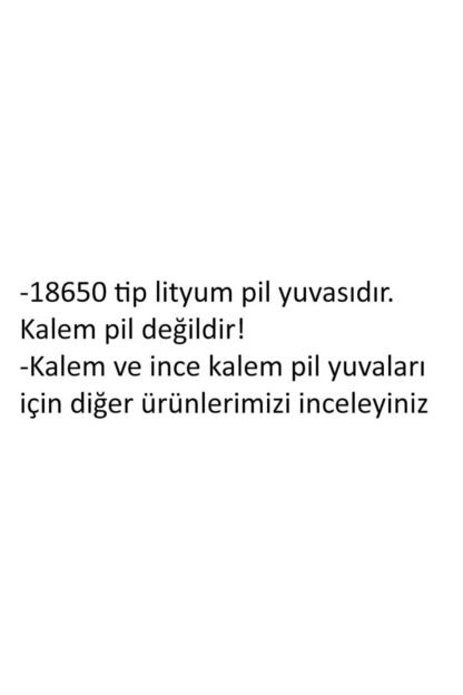 Üçlü 18650 Lion Pil Yuvası Tutucu Açık Tip Kablolu - Görsel 2