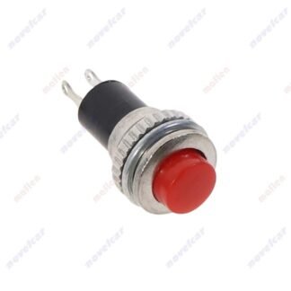 Açkapa Bas/çek Yaylı Mini Metal Buton Anahtar Kırmızı Tip104