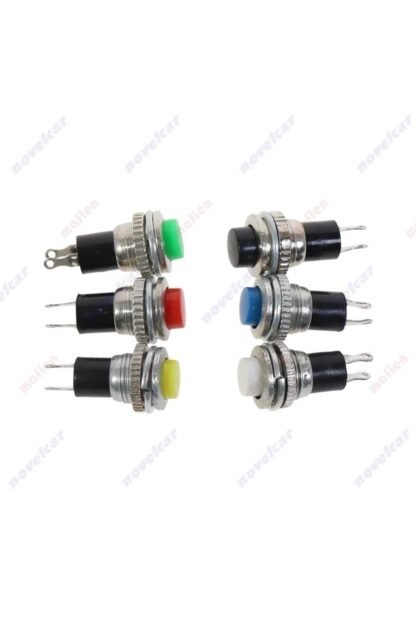 Açkapa Bas/çek Yaylı Mini Metal Buton Anahtar RenkGir Tip108 - Görsel 4