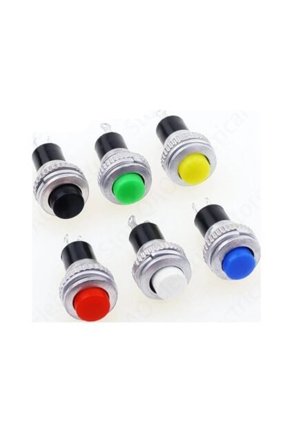 Açkapa Bas/çek Yaylı Mini Metal Buton Anahtar RenkGir Tip108 - Görsel 5