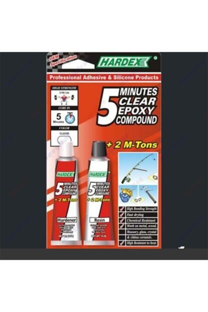 Hardex Epoxy Genel Amaçlı Yapıştırıcı Şeffaf 28,4 Gr - Görsel 2