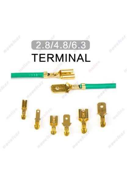 Kablo Ucu Soket Fiş Terminal Pabuç 6,3mm Dişi - Görsel 3