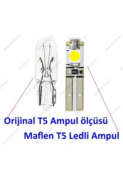 3 Smd Ledli Mini Dipsiz T5 Beyaz Park Ampulü - Görsel 4